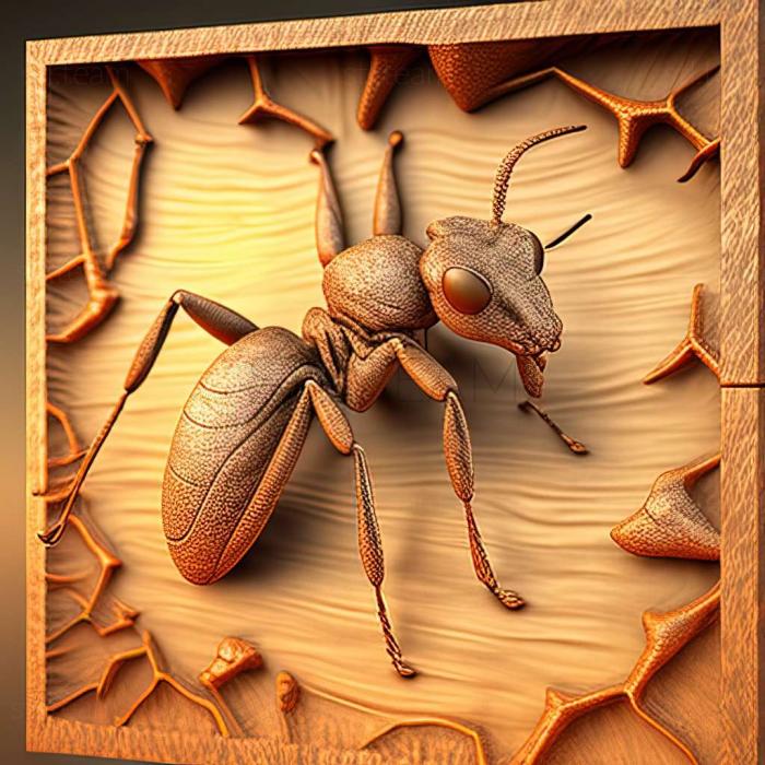 3D модель Myrmica hirsuta (STL)